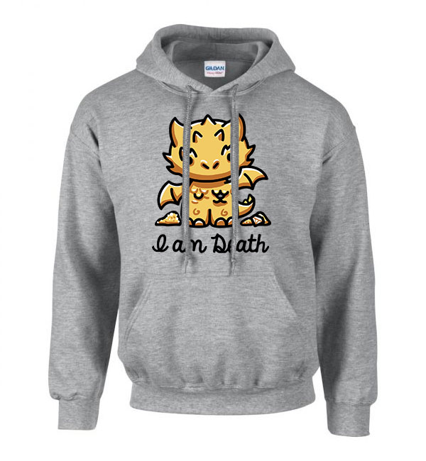 smaug sárkány Sportszürke Férfi Kapucnis Pulóver