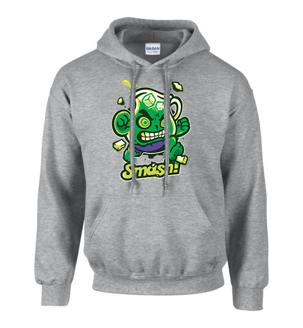 hulk smash cool aid Sportszürke Férfi Kapucnis Pulóver