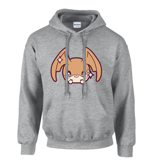 patamon digimon Sportszürke Férfi Kapucnis Pulóver