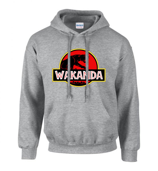 wakanda fekete párduc Sportszürke Férfi Kapucnis Pulóver