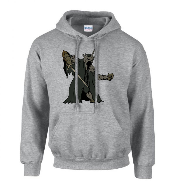 nazgul gyűrűk ura Sportszürke Férfi Kapucnis Pulóver