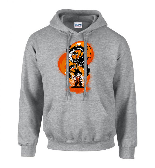 son goku dragon ball Sportszürke Férfi Kapucnis Pulóver