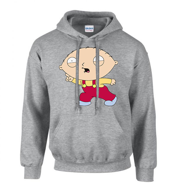 stewie family guy Sportszürke Férfi Kapucnis Pulóver