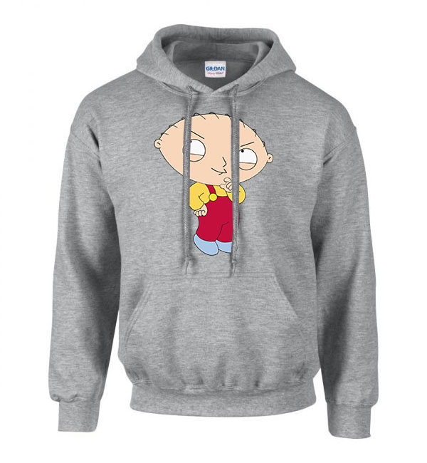 Family Guy stewie Sportszürke Férfi Kapucnis Pulóver