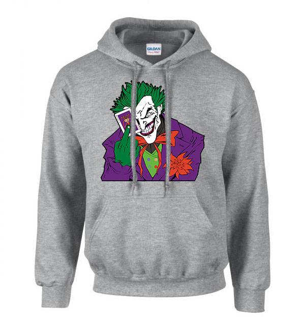 Joker Sportszürke Férfi Kapucnis Pulóver