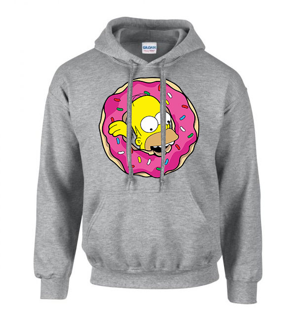 homer simpson Sportszürke Férfi Kapucnis Pulóver