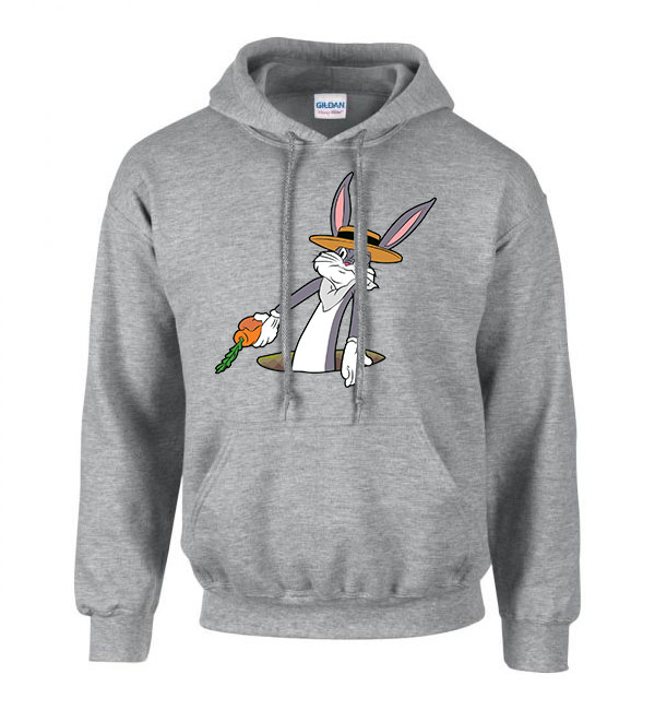 tapsi hapsi bugs bunny Sportszürke Férfi Kapucnis Pulóver
