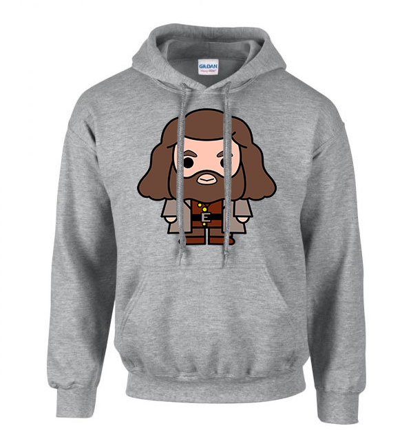 harry potter hagrid Sportszürke Férfi Kapucnis Pulóver