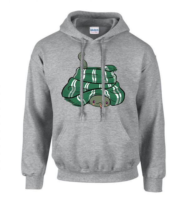 slytherin mardekár harry potter Sportszürke Férfi Kapucnis Pulóver