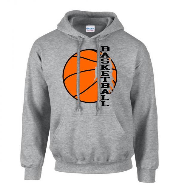 kosár kosaras basketball Sportszürke Férfi Kapucnis Pulóver
