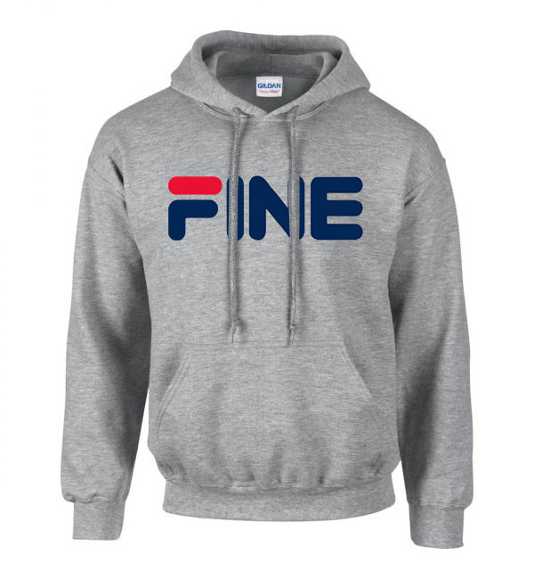 fila fine humor Sportszürke Férfi Kapucnis Pulóver