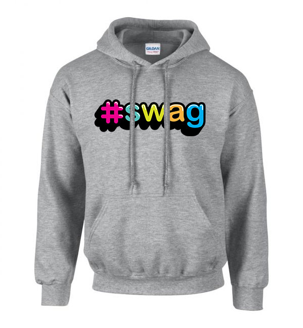 SWAG Sportszürke Férfi Kapucnis Pulóver
