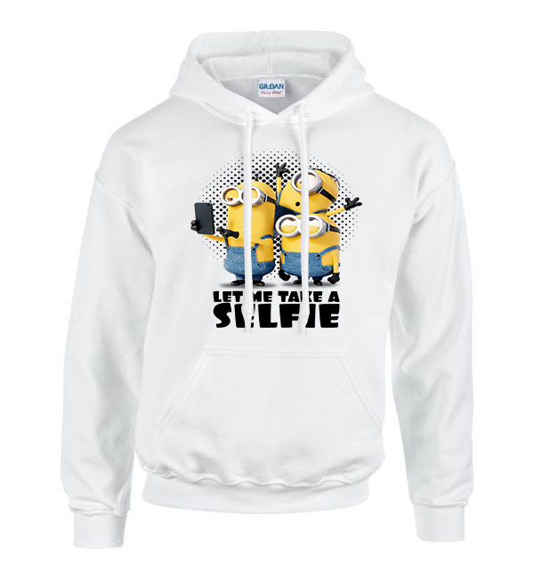 minyonok minions Fehér Férfi Kapucnis Pulóver