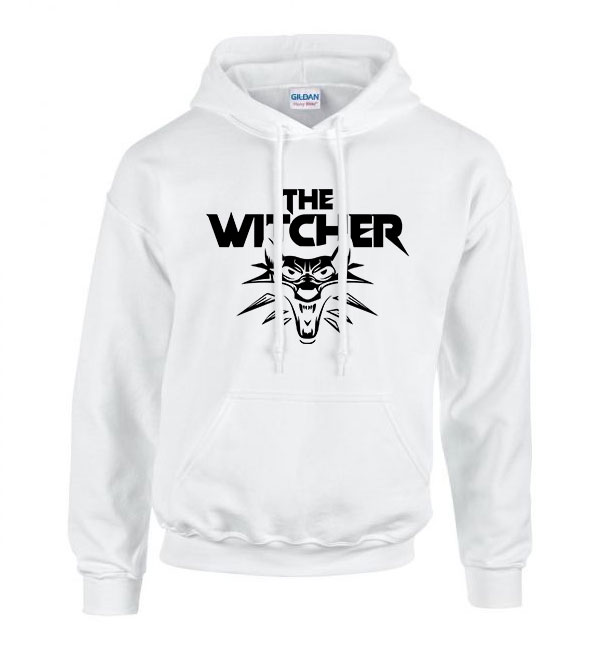 The Witcher A Vaják Fehér Férfi Kapucnis Pulóver