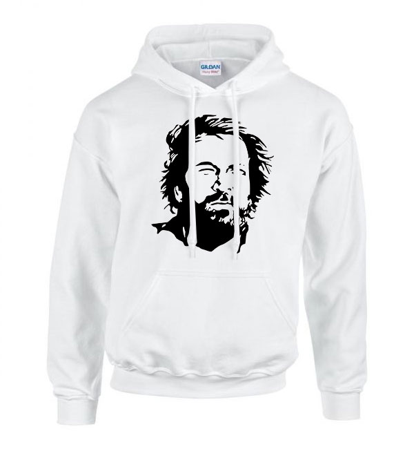 Bud Spencer Fehér Férfi Kapucnis Pulóver