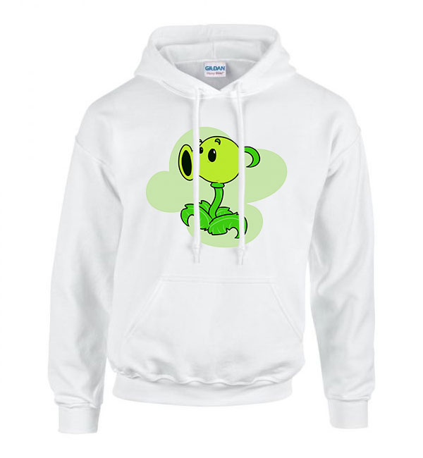 Plants vs zombies Fehér Férfi Kapucnis Pulóver