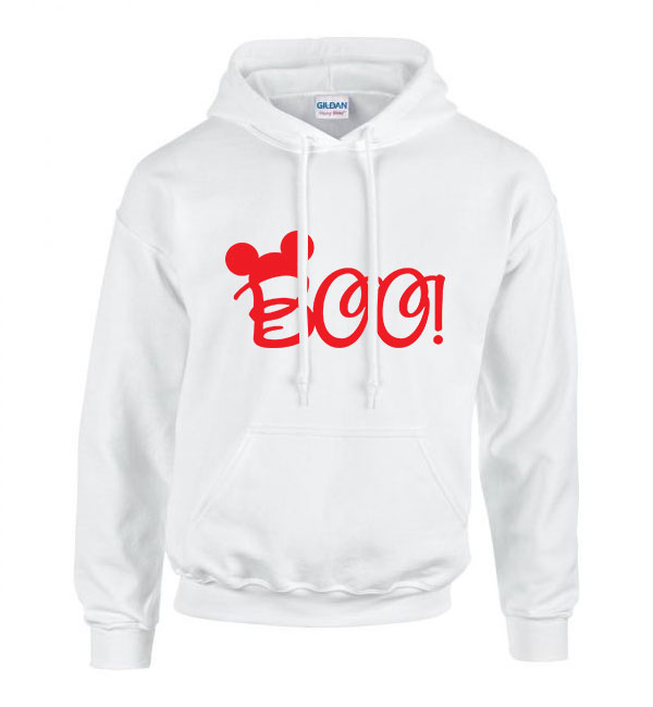 mickey egér Fehér Férfi Kapucnis Pulóver
