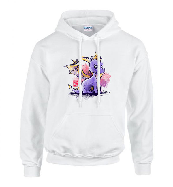 pyro Fehér Férfi Kapucnis Pulóver