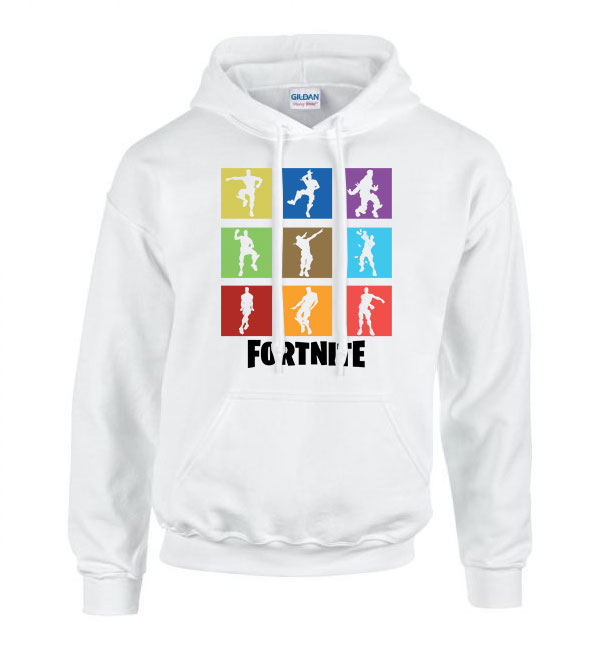 fortnite emotok Fehér Férfi Kapucnis Pulóver
