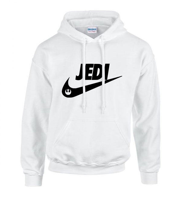 star wars jedi Fehér Férfi Kapucnis Pulóver
