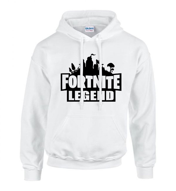 fortnite Fehér Férfi Kapucnis Pulóver