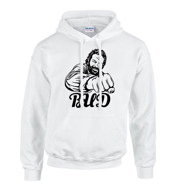 bud spencer Fehér Férfi Kapucnis Pulóver