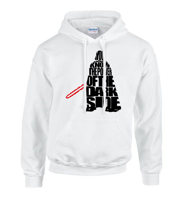 darth vader star wars Fehér Férfi Kapucnis Pulóver