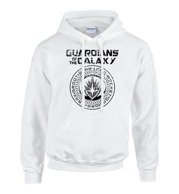 galaxis őrzői guardians of the galaxy Fehér Férfi Kapucnis Pulóver