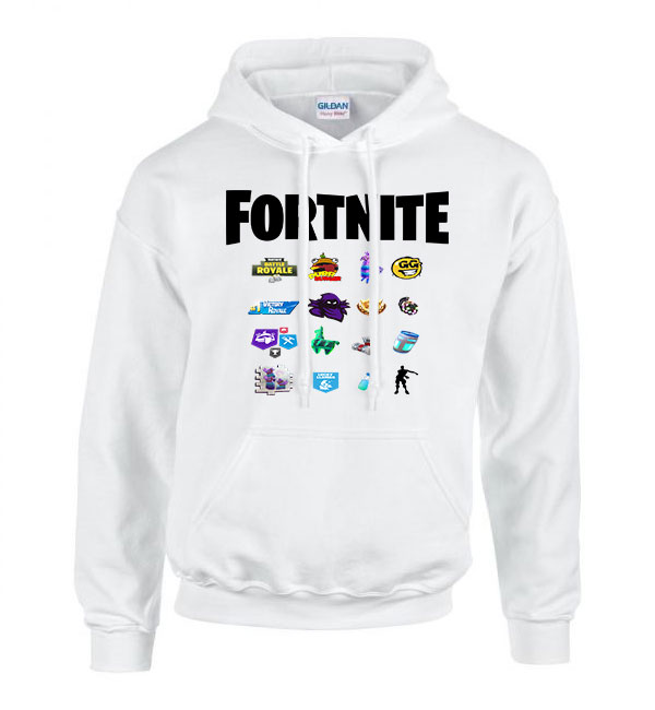 fortnite loot láma Fehér Férfi Kapucnis Pulóver