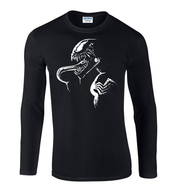 venom Fekete Férfi Hosszú Ujjú Póló