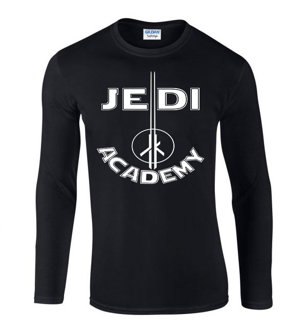 star wars jedi Fekete Férfi Hosszú Ujjú Póló