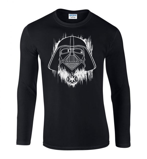star wars darth vader Fekete Férfi Hosszú Ujjú Póló