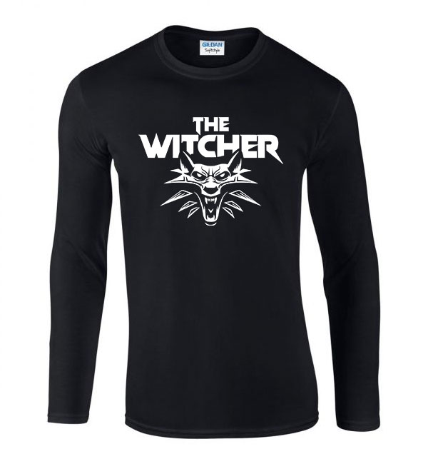 The Witcher A Vaják Fekete Férfi Hosszú Ujjú Póló
