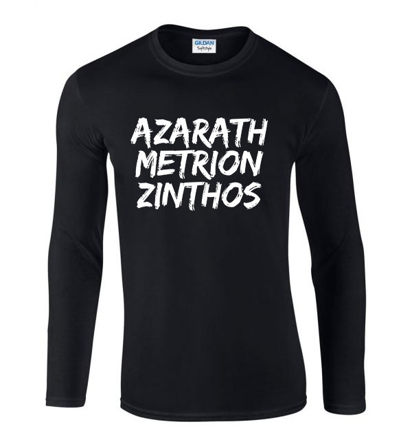 raven tini titánok azarath metrion zinthos Fekete Férfi Hosszú Ujjú Póló