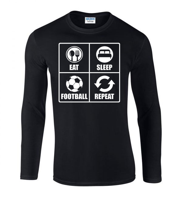focis football foci Fekete Férfi Hosszú Ujjú Póló