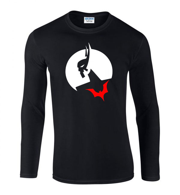 batman beyond Fekete Férfi Hosszú Ujjú Póló