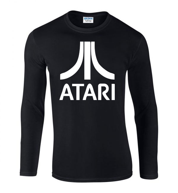 atari Fekete Férfi Hosszú Ujjú Póló
