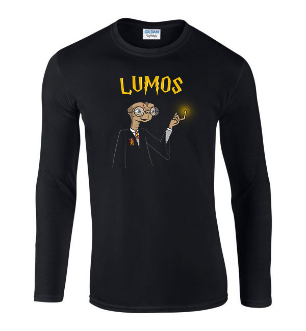 Lumos ET Fekete Férfi Hosszú Ujjú Póló