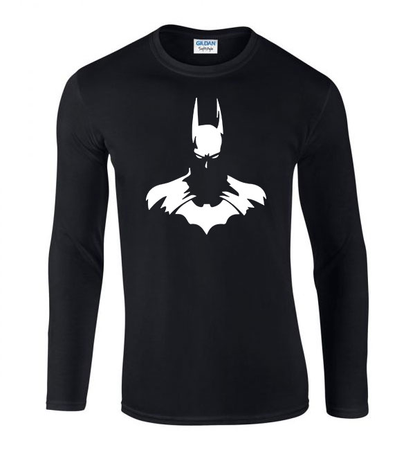 batman Fekete Férfi Hosszú Ujjú Póló