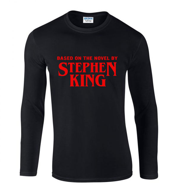 Based on the nover by Stephen King Fekete Férfi Hosszú Ujjú Póló