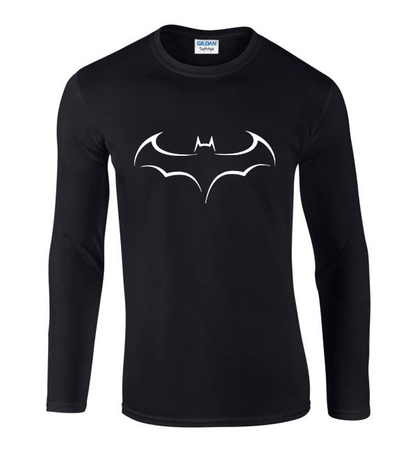 batman Fekete Férfi Hosszú Ujjú Póló