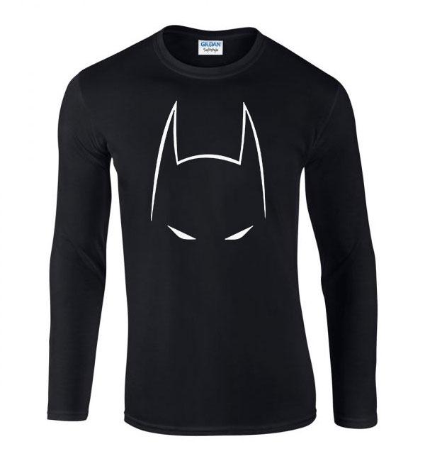 dark knight sötét lovag batman Fekete Férfi Hosszú Ujjú Póló