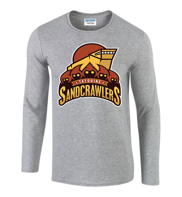 star wars sandcrawlers scavengers Sportszürke Férfi Hosszú Ujjú Póló