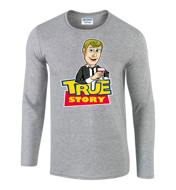 barney stinson humor true story Sportszürke Férfi Hosszú Ujjú Póló