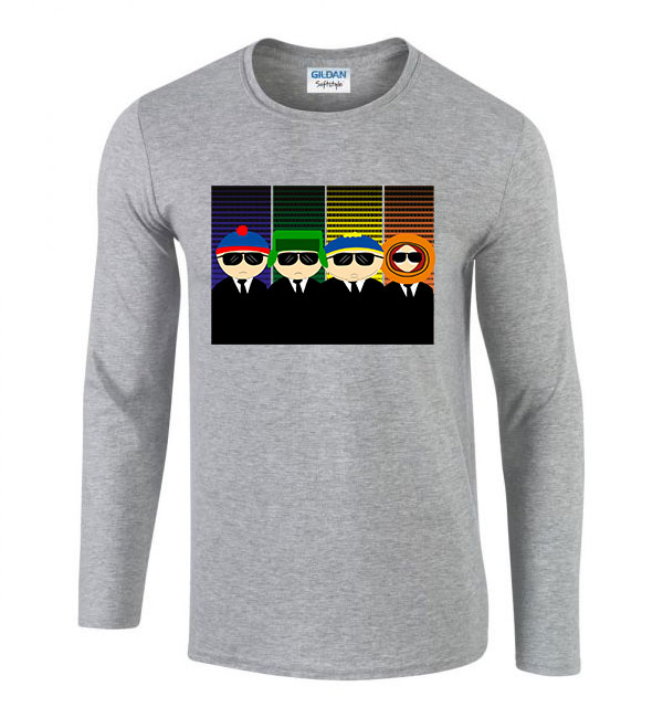 south park cartman Sportszürke Férfi Hosszú Ujjú Póló