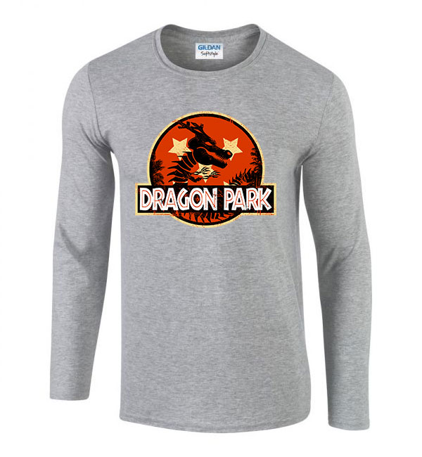dragon ball dragon park Sportszürke Férfi Hosszú Ujjú Póló
