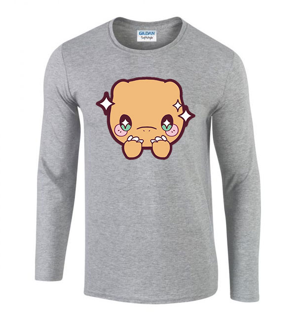 agumon digimon Sportszürke Férfi Hosszú Ujjú Póló