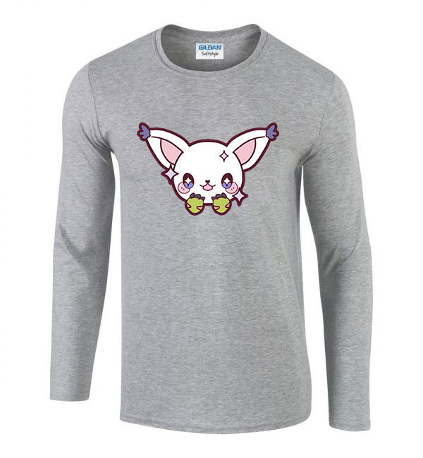digimon gatomon Sportszürke Férfi Hosszú Ujjú Póló