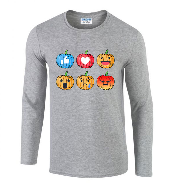 emoji tökök tök Sportszürke Férfi Hosszú Ujjú Póló