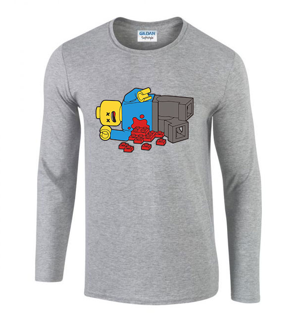lego Sportszürke Férfi Hosszú Ujjú Póló